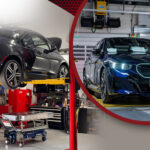 BMW electric car accident repair